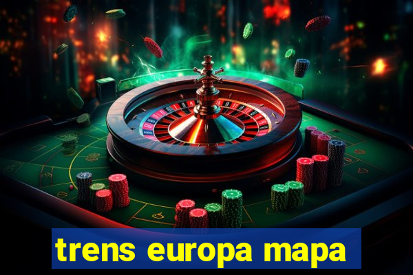 trens europa mapa